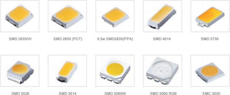 Các loại chip led SMD