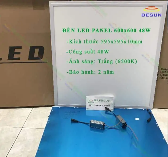 Đèn led panel 600x600 48w siêu mỏng