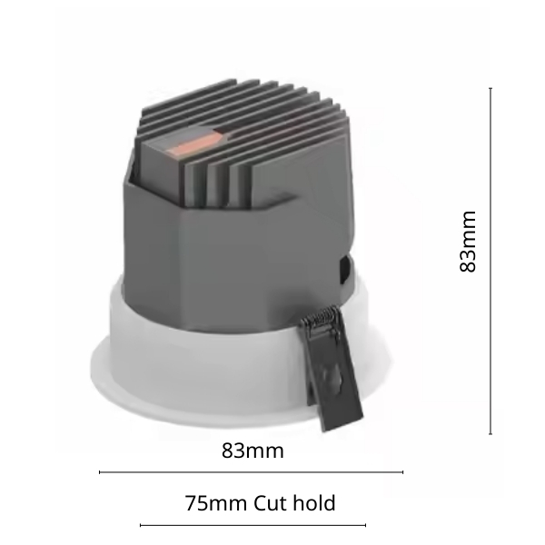 Đèn LED Âm Trần Spotlight BSD-304-1275C